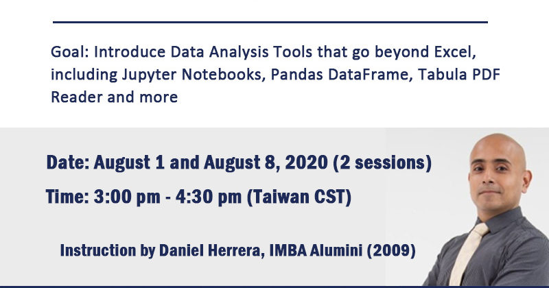 Data Analysis 101 – An Alumni Knowledge Sharing Workshop